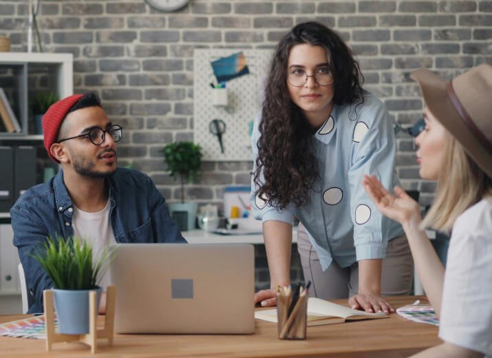 We think out of the box \ and follow the [working] \ process